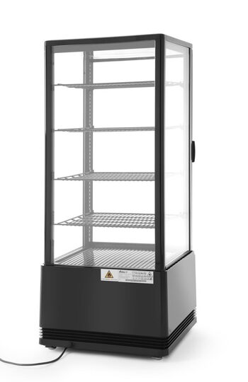 Interieur van de Hendi Arktic koelvitrine 98 liter