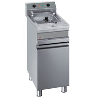 Diverso WR-EF14-E1 enkele elektrische frituurpan voor horeca met onderkast