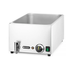 Hendi bain-marie tafelmodel 1/1 GN met aftapkraan voor professionele horeca