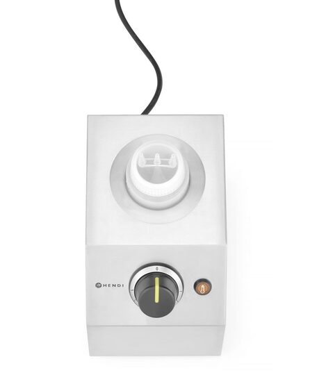 Detailoverzicht van de Hendi sauswarmer 0,65 liter