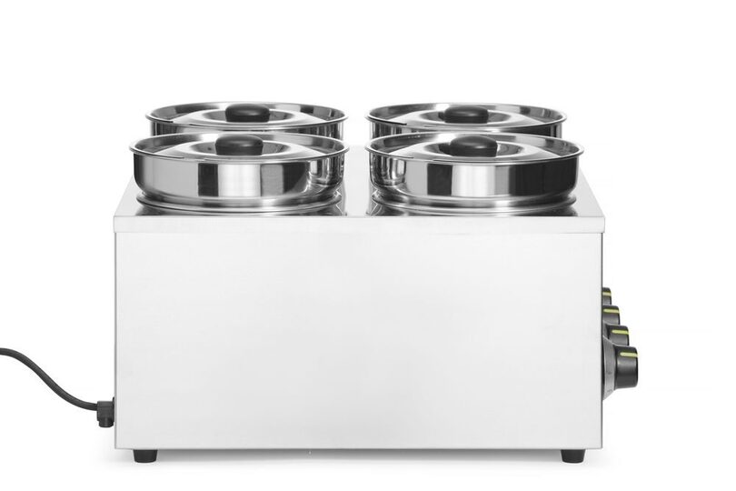 Detailopname van Hendi bain-marie thermosysteem