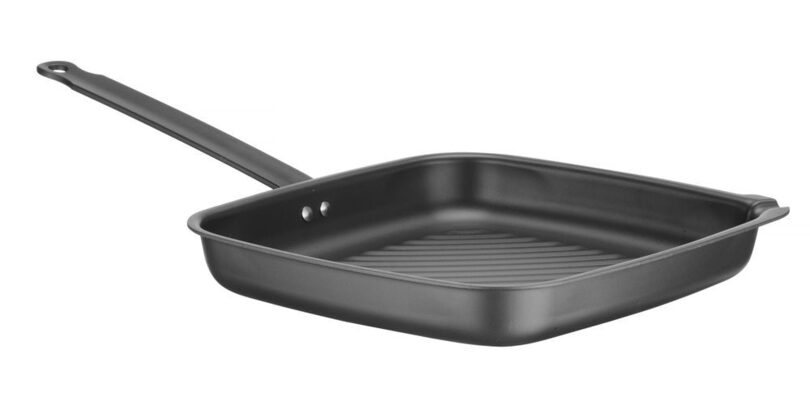 Bovenaanzicht van de Hendi grillpan vierkant 480x282mm