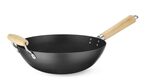 Professionele Hendi wok met houten handvat 324mm