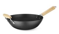 Professionele Hendi wok met houten handvat 324mm