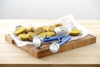 Detailopname van de Hendi falafel pers