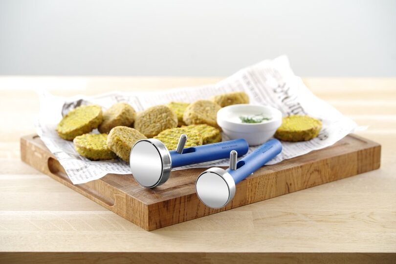 Detailopname van de Hendi falafel pers