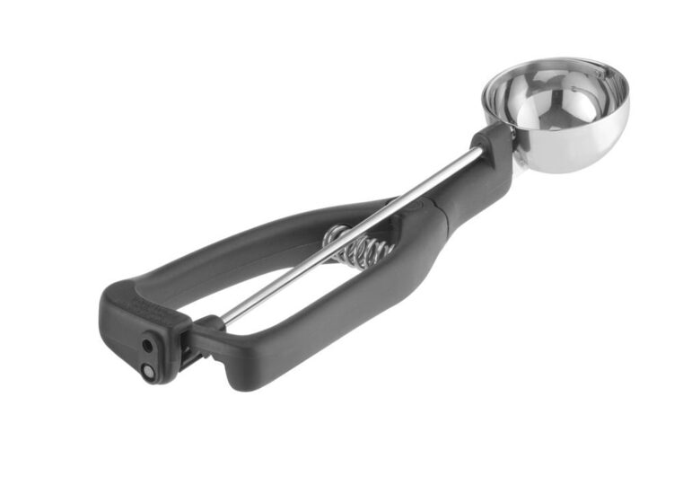 Stöckel ijslepel voor linkshandigen 46mm zwart