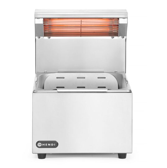 Bovenaanzicht Hendi frietverwarmer GN 1/2