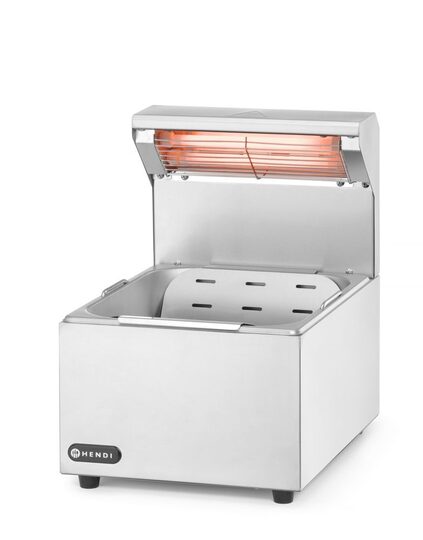 Detailopname Hendi frietverwarmer GN 1/2