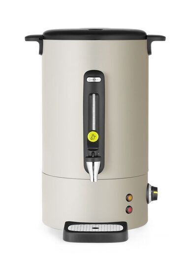 Hendi warme dranken ketel 16 liter mat lichtgrijs voor horeca