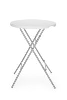 Witte inklapbare statafel Hendi 80cm