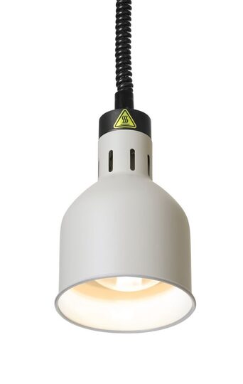 Detailopname van Hendi warmtelamp 250W wit
