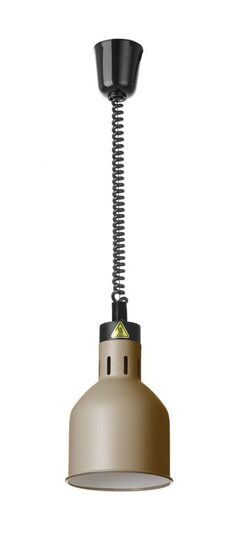 Hendi verstelbare warmtelamp cilindrisch beige 250W