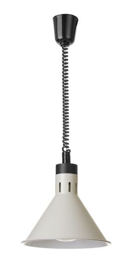 Hendi verstelbare warmtelamp wit 250W voor horeca