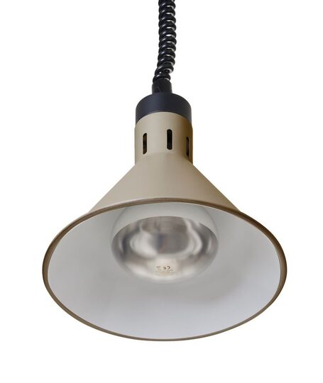 Bovenaanzicht Hendi warmtelamp 250W beige