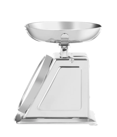 Zijaanzicht van de Hendi mechanische keukenweegschaal 5 kg