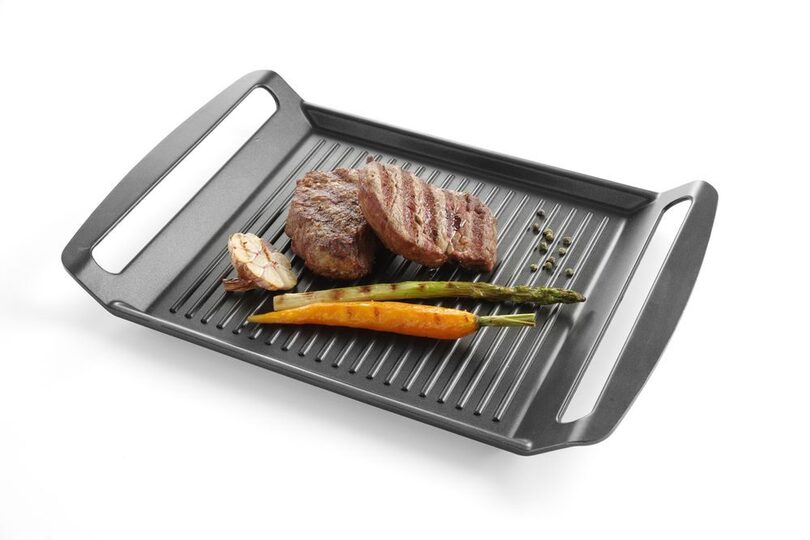 Professionele Hendi grillplaat voor inductiekookplaten