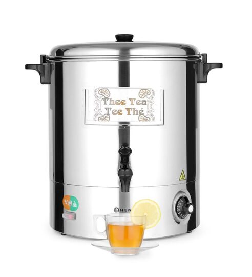 Zijaanzicht Hendi 30 liter RVS drankenketel