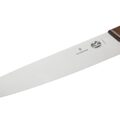 Scherp snijblad van het Victorinox koksmes met houten heft
