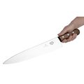Ergonomisch houten heft van het Victorinox koksmes