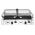 Buffalo dubbele contactgrill met geopende vlakke platen