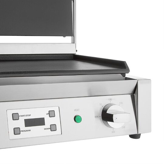 Vetopvangbak van de Buffalo CU610 professionele contactgrill
