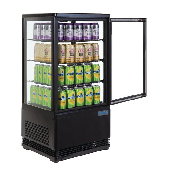 Interieur van de Polar C-Serie 68L toonbankkoeling