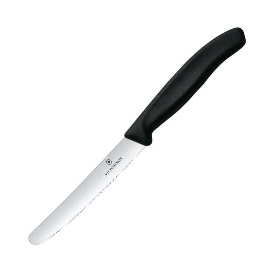 Victorinox groentemes 11 cm zwart voor professionele horeca