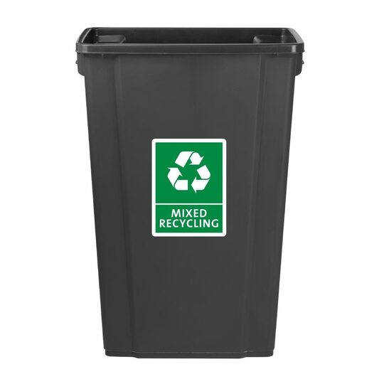 Jantex smalle afvalbak 80 liter in professionele omgeving