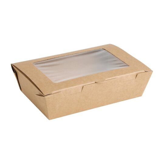 Duurzame Fiesta saladebox 700ml met transparant venster