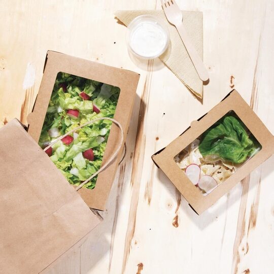 Fiesta saladeboxen 700ml voor professionele horeca presentatie