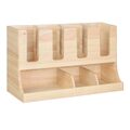 Olympia cup en sausstation van hevea hout voor horeca