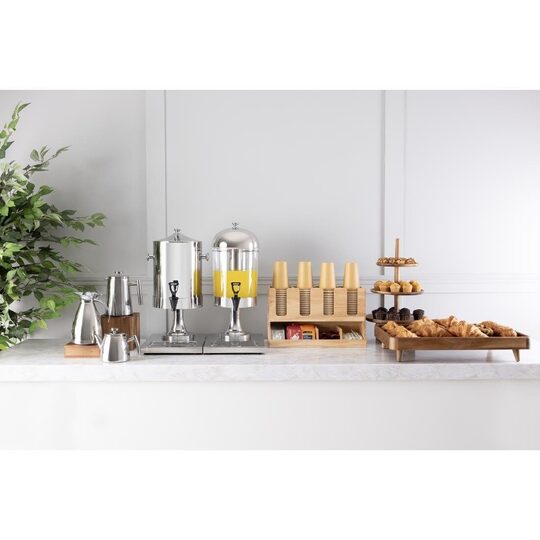 Olympia buffetopstelling met houten sausstation