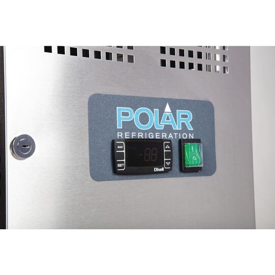 Bovenaanzicht Polar koelwerkbank 70cm diep