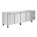 Polar 4-deurs koelwerkbank 70cm diep voor horeca