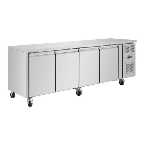 Polar 4-deurs koelwerkbank 70cm diep voor horeca