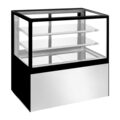 Polar gebakskoelvitrine 385 liter RVS voor horeca
