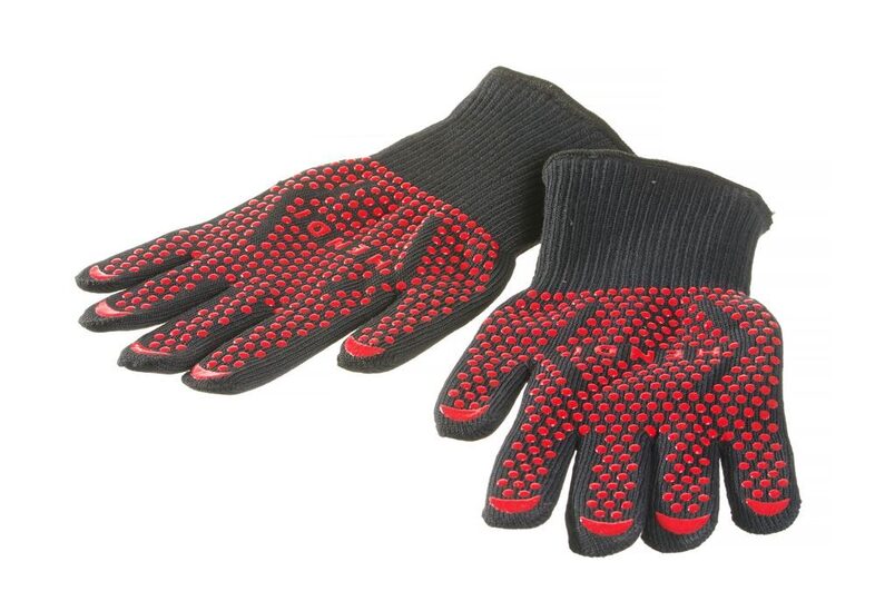 Set van twee hittebestendige ovenhandschoenen voor de horecakeuken
