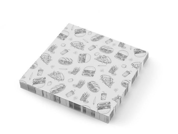 Stijlvol vetbestendig papier voor snacks en fast food