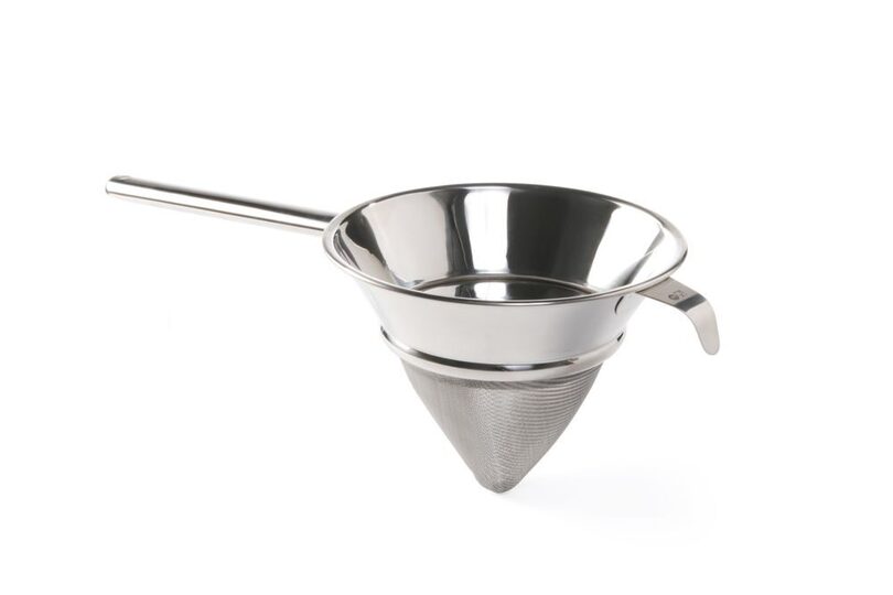 Professionele RVS puntzeef 245 mm van Hendi voor de horeca