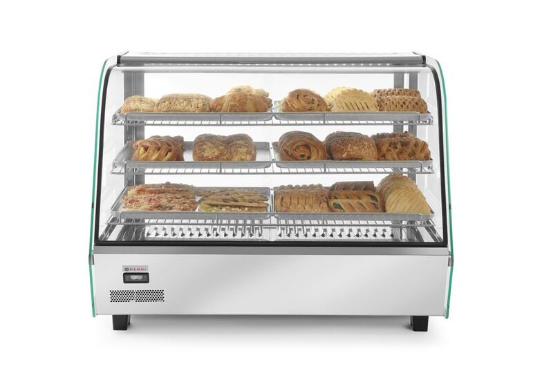 Opzet warmhoudvitrine voor horeca geschikt voor plaatsing op toonbank