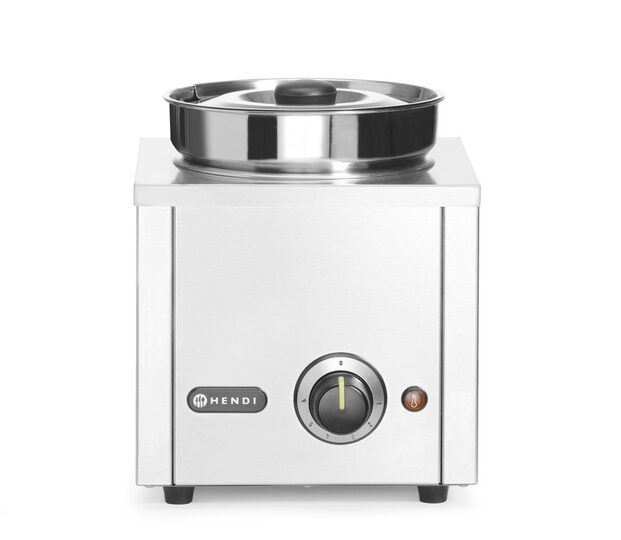 Professionele RVS soepwarmer van Hendi met 4 liter inhoud
