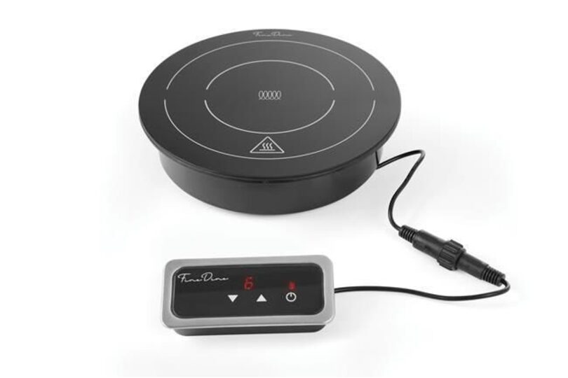 Detailopname Hendi 800W inductie warmhoudplaat