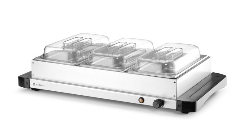 Zijaanzicht van de Hendi voedselwarmer 201749
