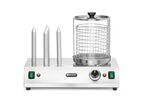 Professionele Hendi hotdog- en broodjeswarmer
