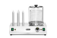 Professionele Hendi hotdog- en broodjeswarmer