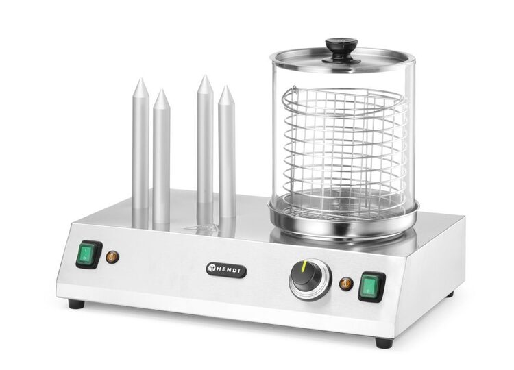 Detailopname Hendi hotdogwarmer 230V