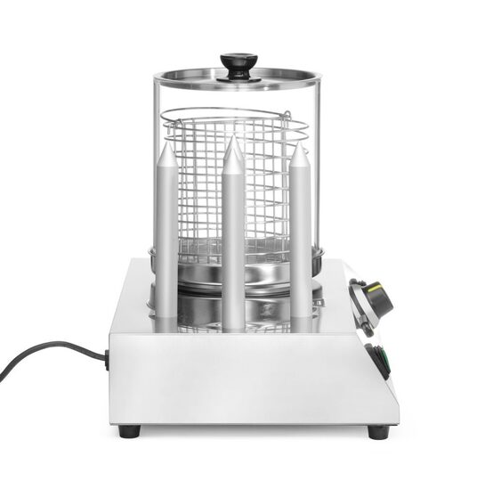 Binnenkant Hendi hotdog- en broodjeswarmer