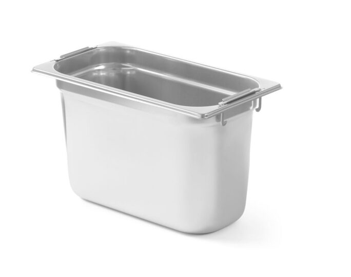 Hendi Profi Line GN 1/3 container met intrekbare handgrepen 200mm
