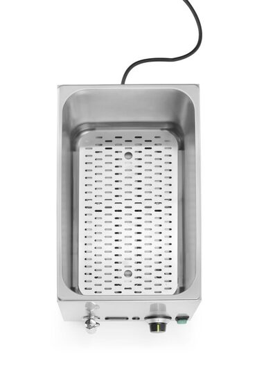 RVS pastakoker van Hendi met ruime inhoud van 25 liter